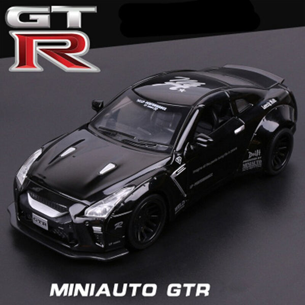 Black Nissan GT-R Toy Car
