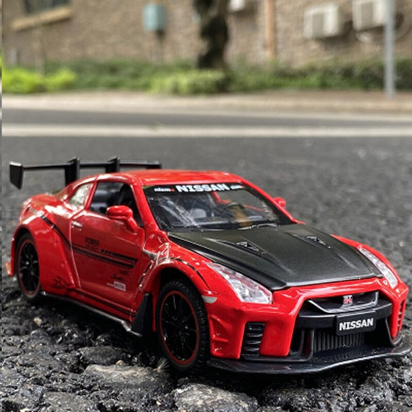 Red Nissan GT-R Toy Car