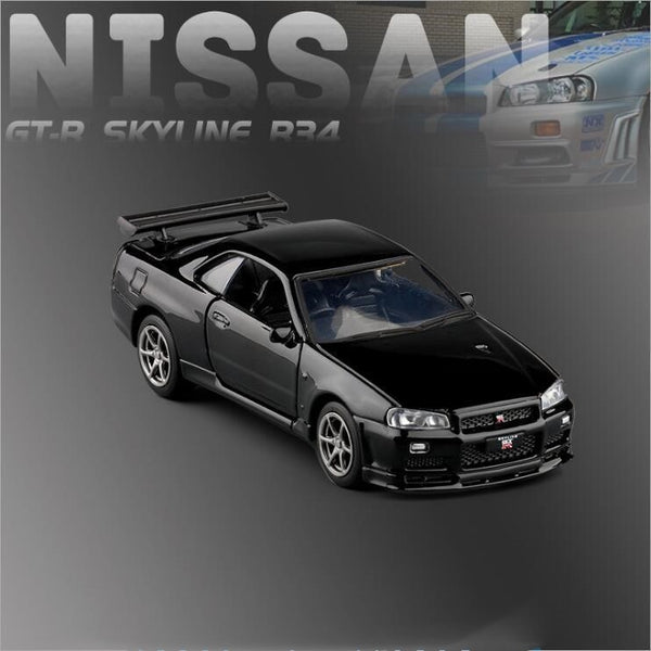 Nissan GT-R R34 Sports Car 1:36