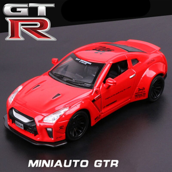 Red Nissan GT-R Toy Car