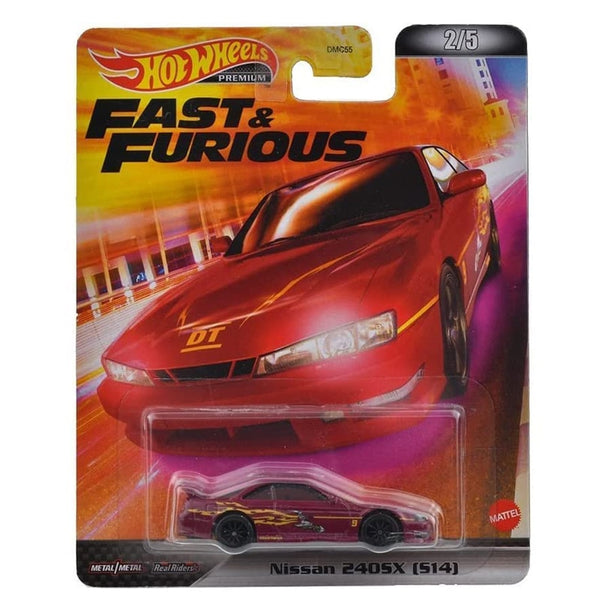 2022 Hot Wheels Fast Furious - Mitsubishi Eclipse - Nissan S14 - Skyline R34 - Skyline R35 - Acura NXS 1:64 Diecast Car Toy