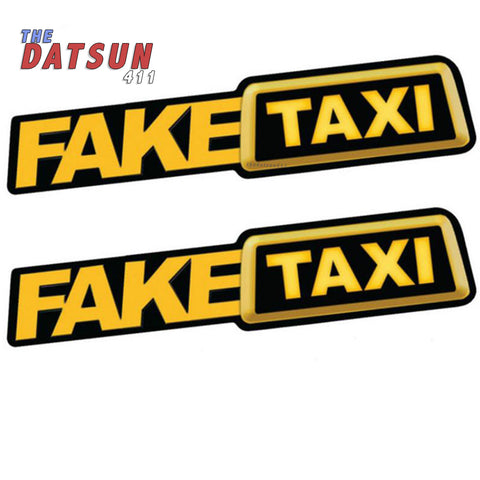 JDM Fake Taxi Decals