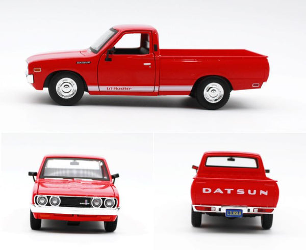 Datsun 620 pickup truck model - Red - Maisto