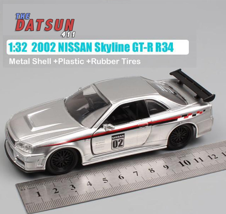 Nissan Skyline GT-R 'R34' Diecast Model Car